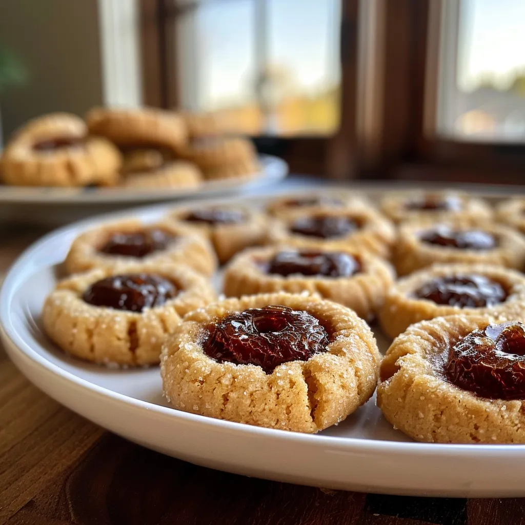 Gluten-free Thumbprint Cookies (grain-free, dairy-free)