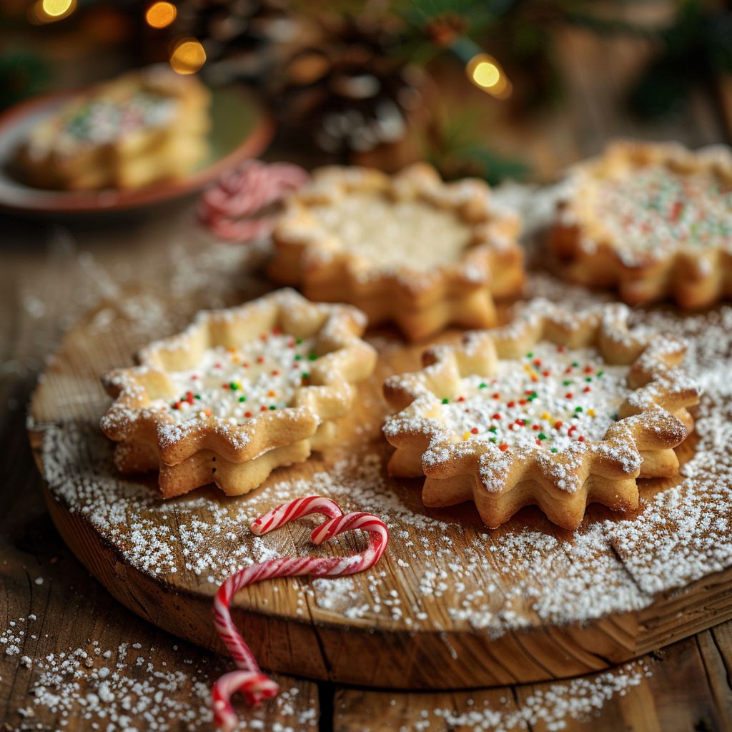 A collection of large Christmas cookie cutters in various festive shapes.